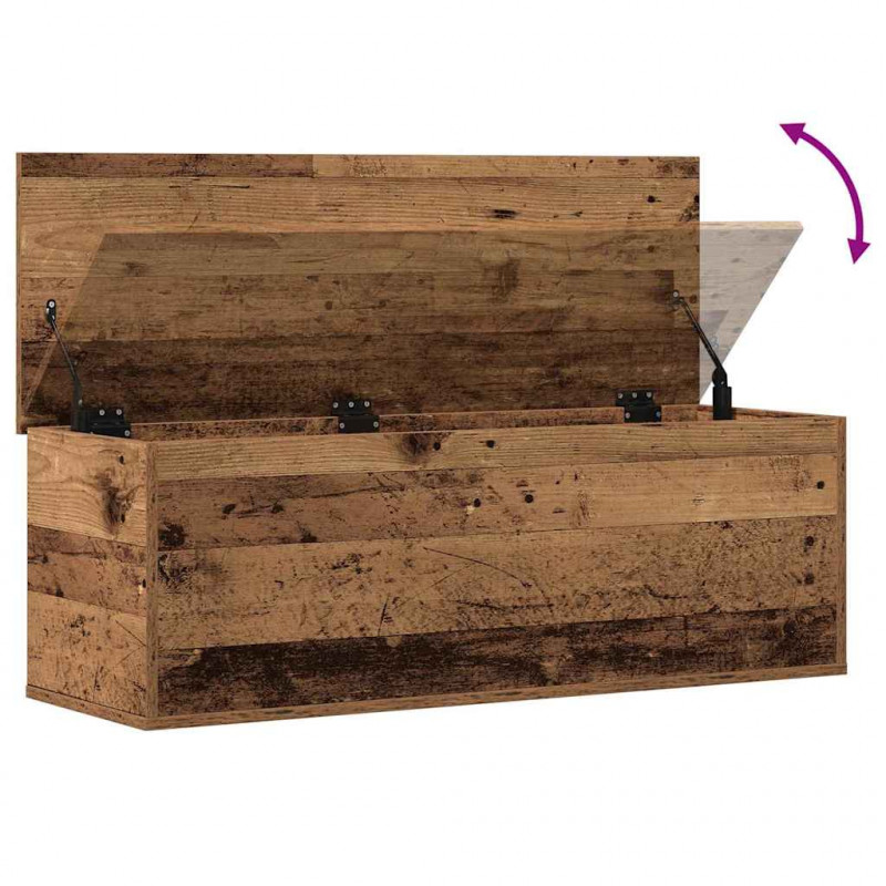 Skrzynia do przechowywania Stare drewno 102 x 35 x 35 cm