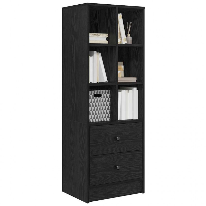 Highboard z szufladą Czarny Dąb 45,5 x 34 x 127 cm