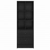Highboard z szufladą Czarny Dąb 45,5 x 34 x 127 cm