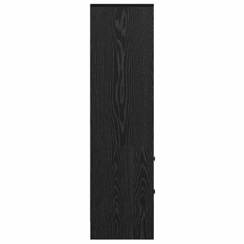 Highboard z szufladą Czarny Dąb 45,5 x 34 x 127 cm