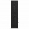 Highboard z szufladą Czarny Dąb 45,5 x 34 x 127 cm