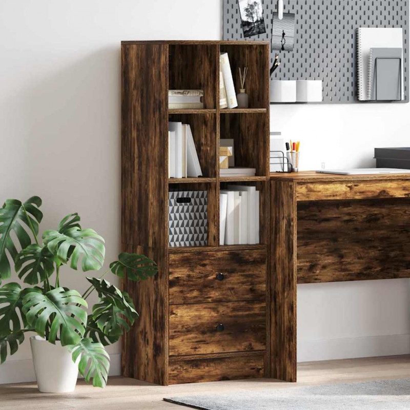 Highboard z szufladą Dąb wędzony 45,5 x 34 x 127 cm