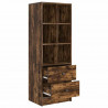 Highboard z szufladą Dąb wędzony 45,5 x 34 x 127 cm