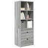 Highboard z szufladą Szary Sonoma 45,5 x 34 x 127 cm