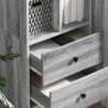 Highboard z szufladą Szary Sonoma 45,5 x 34 x 127 cm