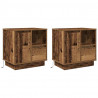 Szafka Nocna z szufladą 2 pcs Stare drewno 50 x 34,5 x 50 cm