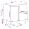 Szafka Nocna z szufladą 2 pcs Stare drewno 50 x 34,5 x 50 cm