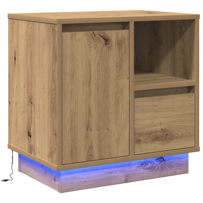 Szafka Nocna z szufladą Dąb rzemieślniczy 50 x 34,5 x 50 cm