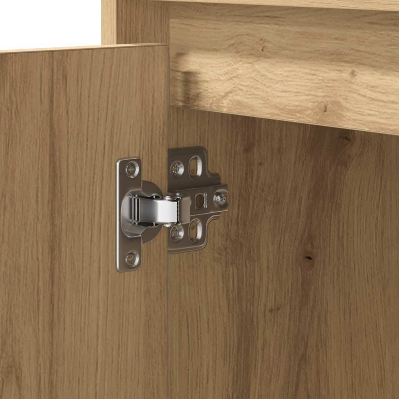 Szafka Nocna 2 pcs Dąb rzemieślniczy 50 x 34,5 x 50 cm