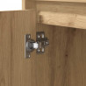 Szafka Nocna 2 pcs Dąb rzemieślniczy 50 x 34,5 x 50 cm