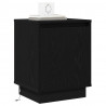 Szafka Nocna 2 pcs Czarny Dąb 39 x 34,5 x 50 cm