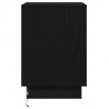 Szafka Nocna 2 pcs Czarny Dąb 39 x 34,5 x 50 cm