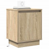 Szafka Nocna 2 pcs Dąb Sonoma 39 x 34,5 x 50 cm