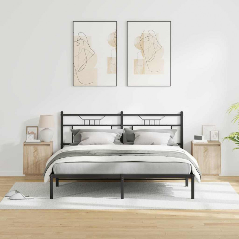 Szafka Nocna 2 pcs Dąb Sonoma 39 x 34,5 x 50 cm