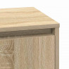 Szafka Nocna 2 pcs Dąb Sonoma 39 x 34,5 x 50 cm