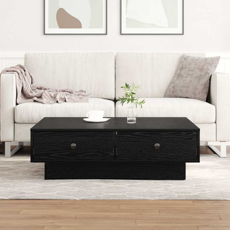 Stolik kawowy Czarny Dąb 90 x 90 x 28 cm