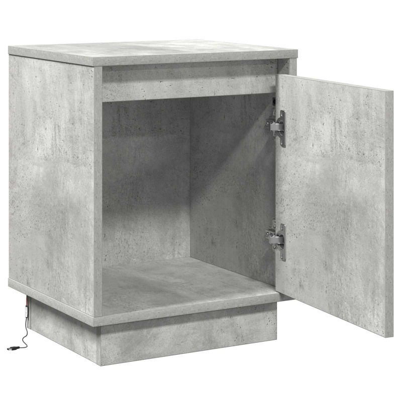 Szafka Nocna Betonowy szary 39 x 34,5 x 50 cm