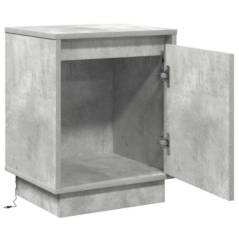 Szafka Nocna Betonowy szary 39 x 34,5 x 50 cm