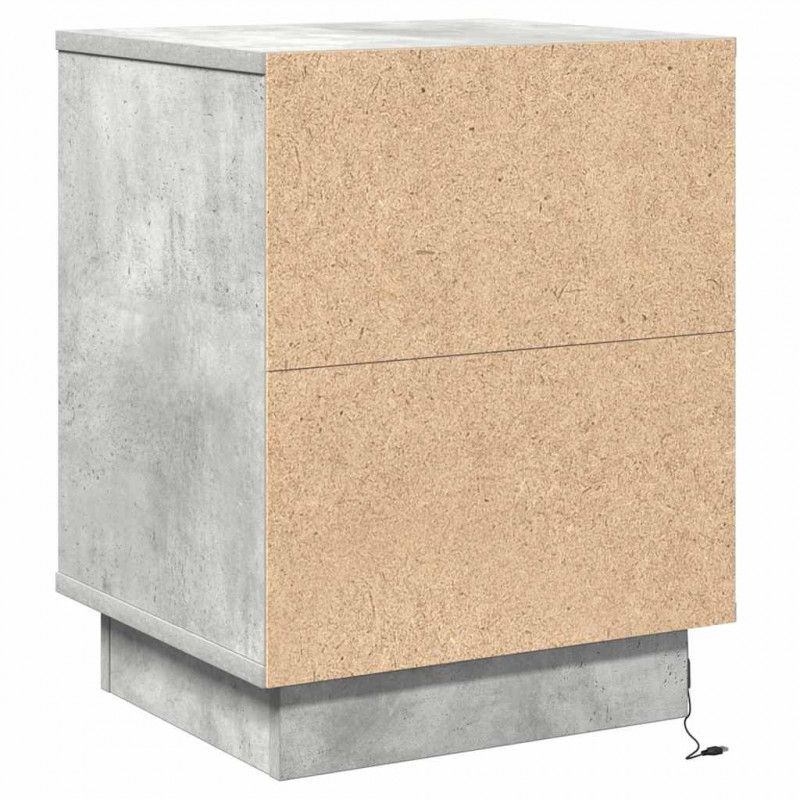 Szafka Nocna Betonowy szary 39 x 34,5 x 50 cm
