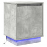 Szafka Nocna 2 pcs Betonowy szary 39 x 34,5 x 50 cm