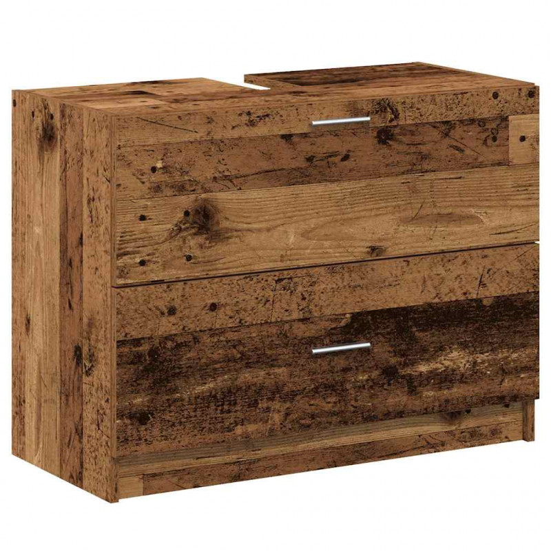 Szafka Łazienkowa z szufladą Stare drewno 78 x 37 x 59 cm