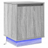 Szafka Nocna 2 pcs Szary 39 x 34,5 x 50 cm