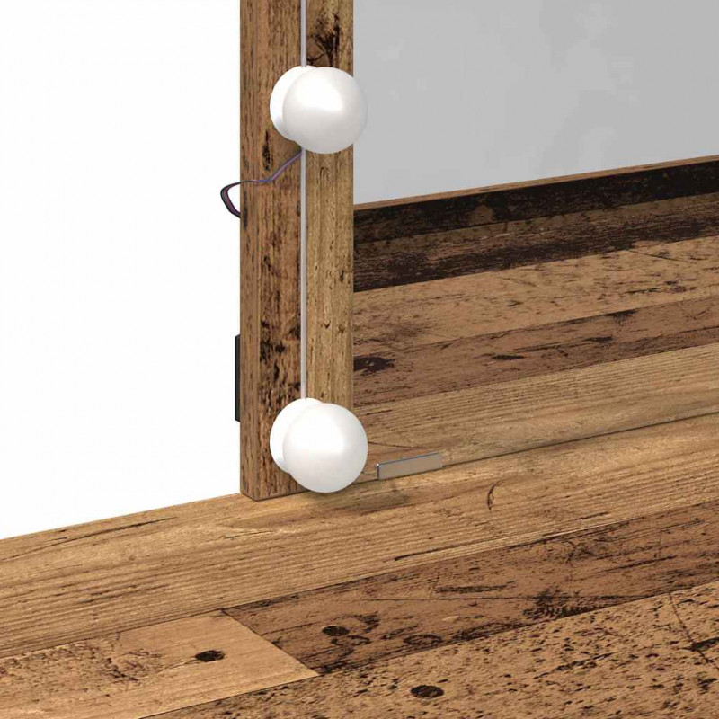 Toaletka Stare drewno 100 x 40 x 130 cm Materiał drewnopochodny