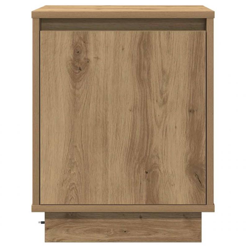 Szafka Nocna 2 pcs Dąb rzemieślniczy 39 x 34,5 x 50 cm
