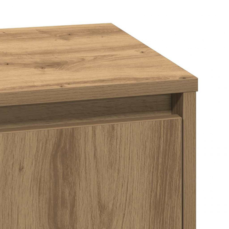 Szafka Nocna 2 pcs Dąb rzemieślniczy 39 x 34,5 x 50 cm