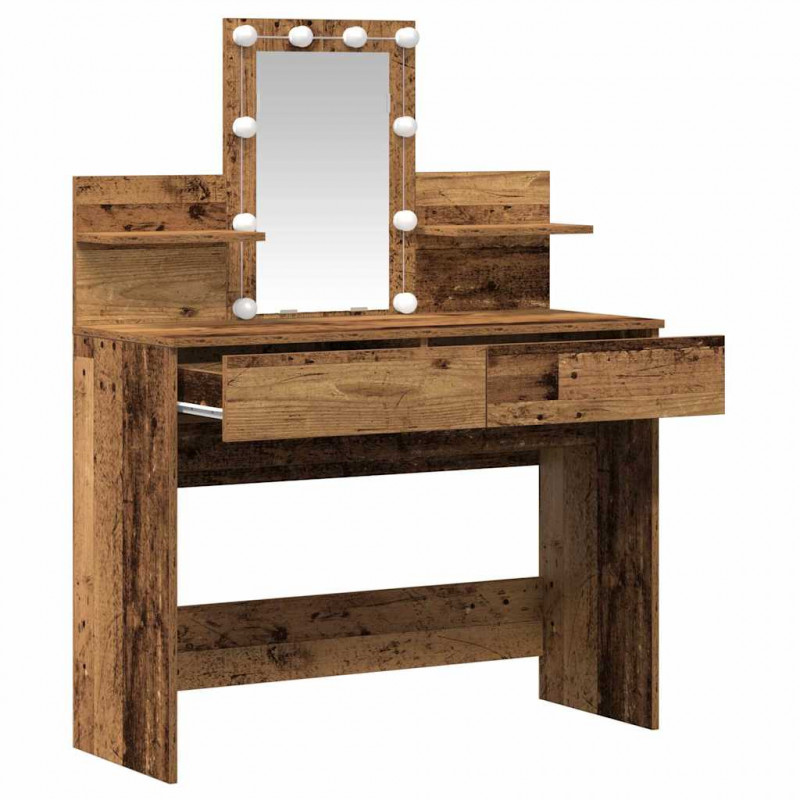 Toaletka Stare drewno 100 x 40 x 130 cm Materiał drewnopochodny
