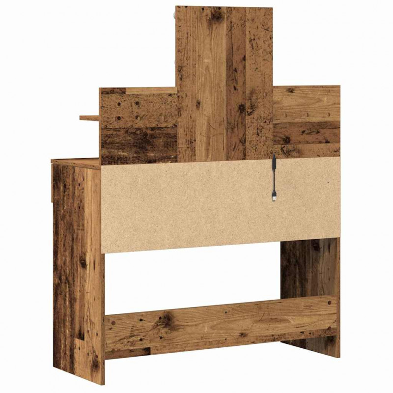 Toaletka Stare drewno 100 x 40 x 130 cm Materiał drewnopochodny