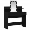 Toaletka Czarny Dąb 100 x 40 x 130 cm Materiał drewnopochodny