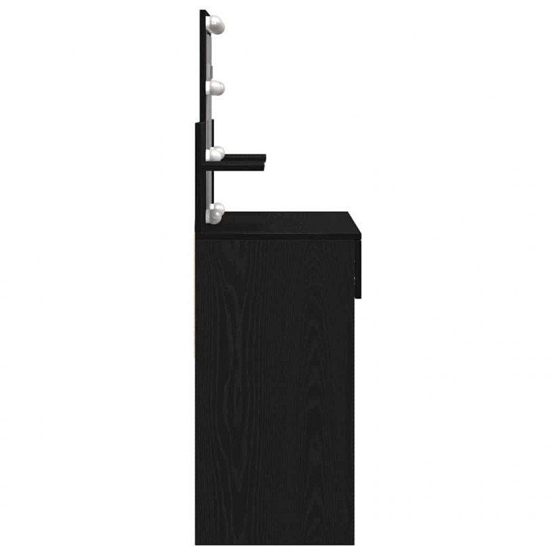 Toaletka Czarny Dąb 100 x 40 x 130 cm Materiał drewnopochodny