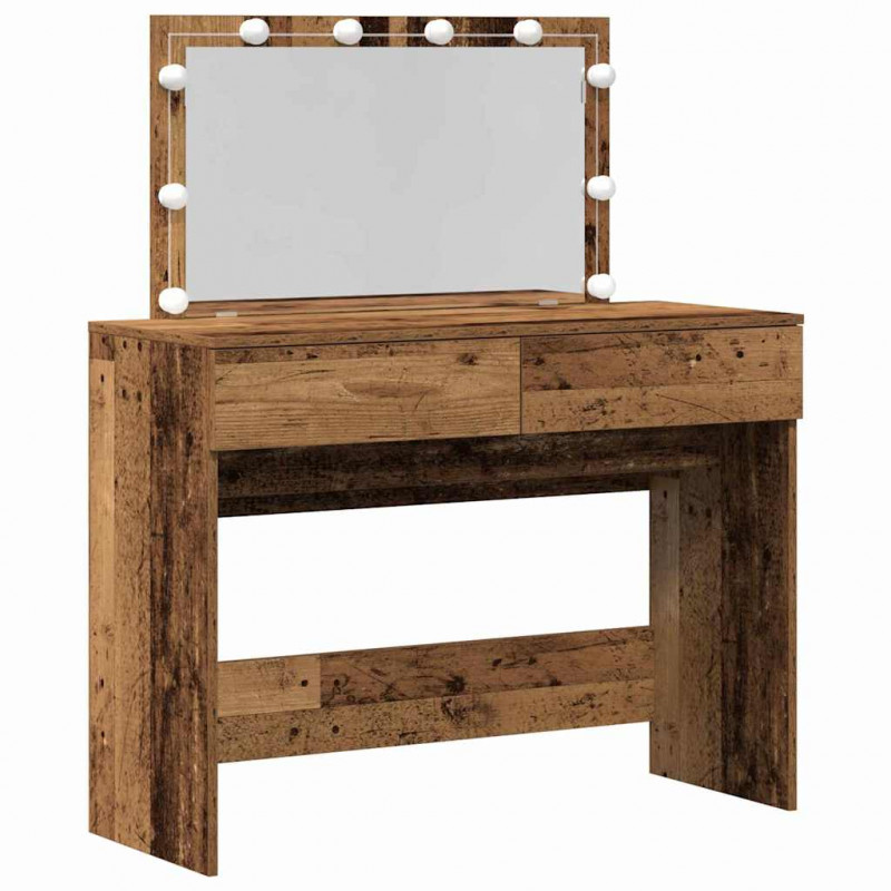 Toaletka Stare drewno 100 x 40 x 120 cm Materiał drewnopochodny