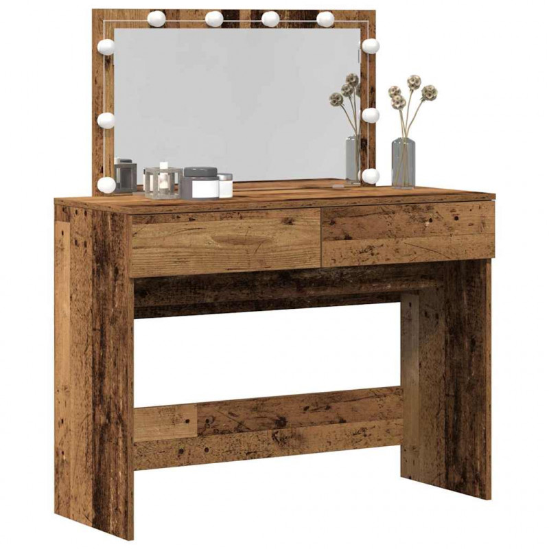 Toaletka Stare drewno 100 x 40 x 120 cm Materiał drewnopochodny