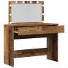 Toaletka Stare drewno 100 x 40 x 120 cm Materiał drewnopochodny