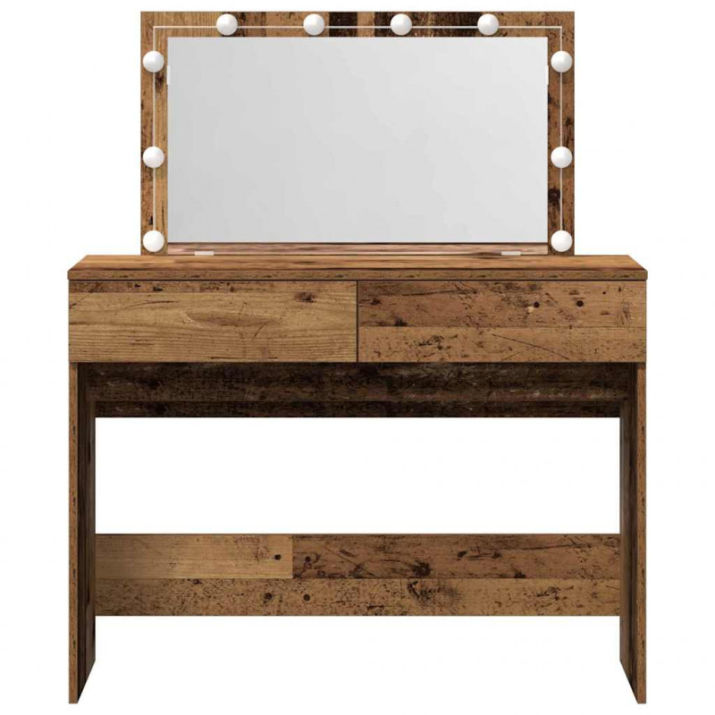 Toaletka Stare drewno 100 x 40 x 120 cm Materiał drewnopochodny