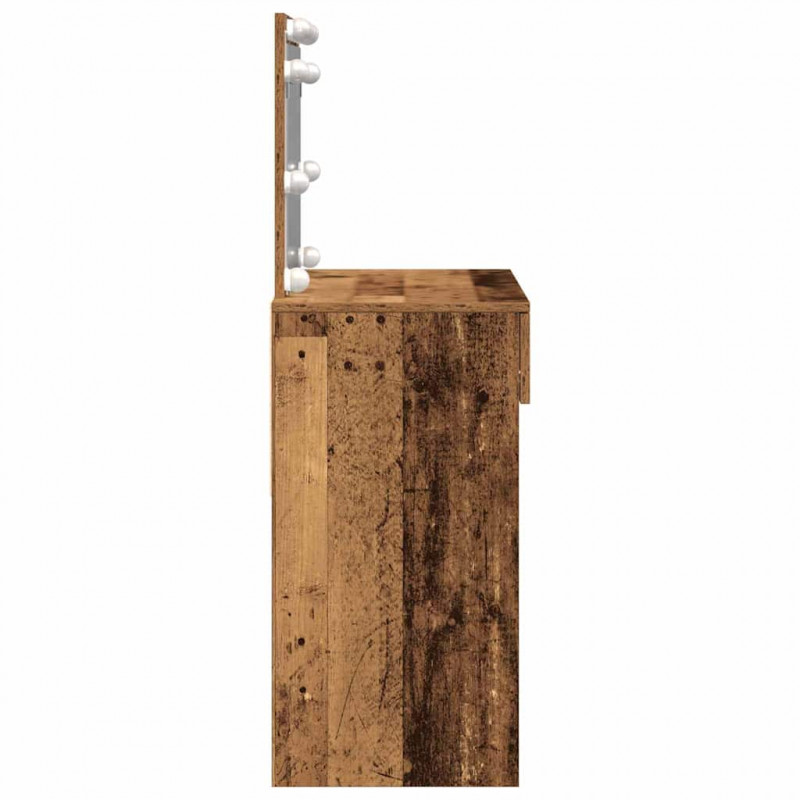 Toaletka Stare drewno 100 x 40 x 120 cm Materiał drewnopochodny