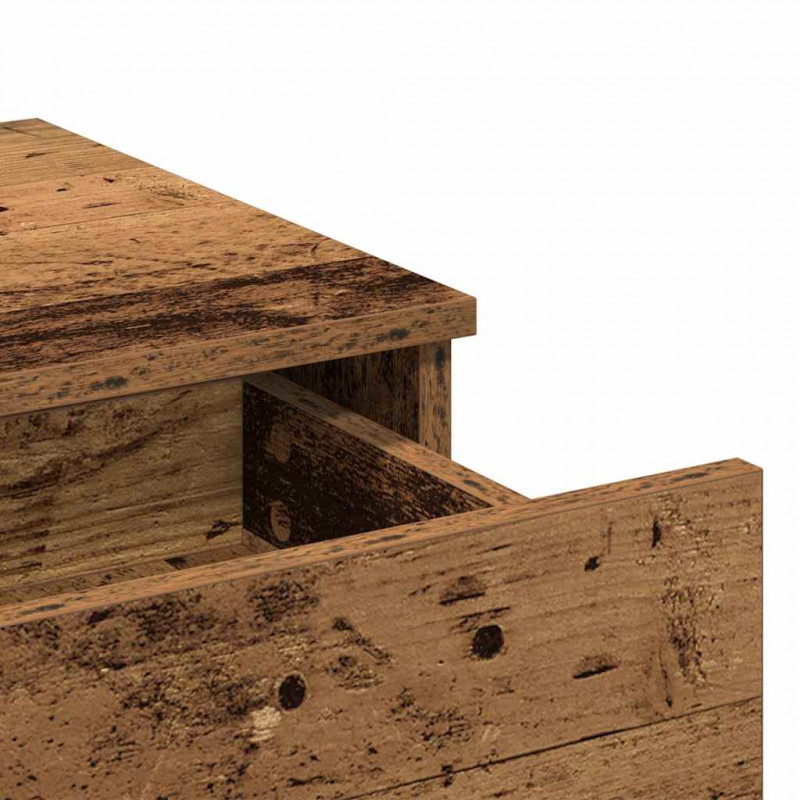 Toaletka Stare drewno 100 x 40 x 120 cm Materiał drewnopochodny