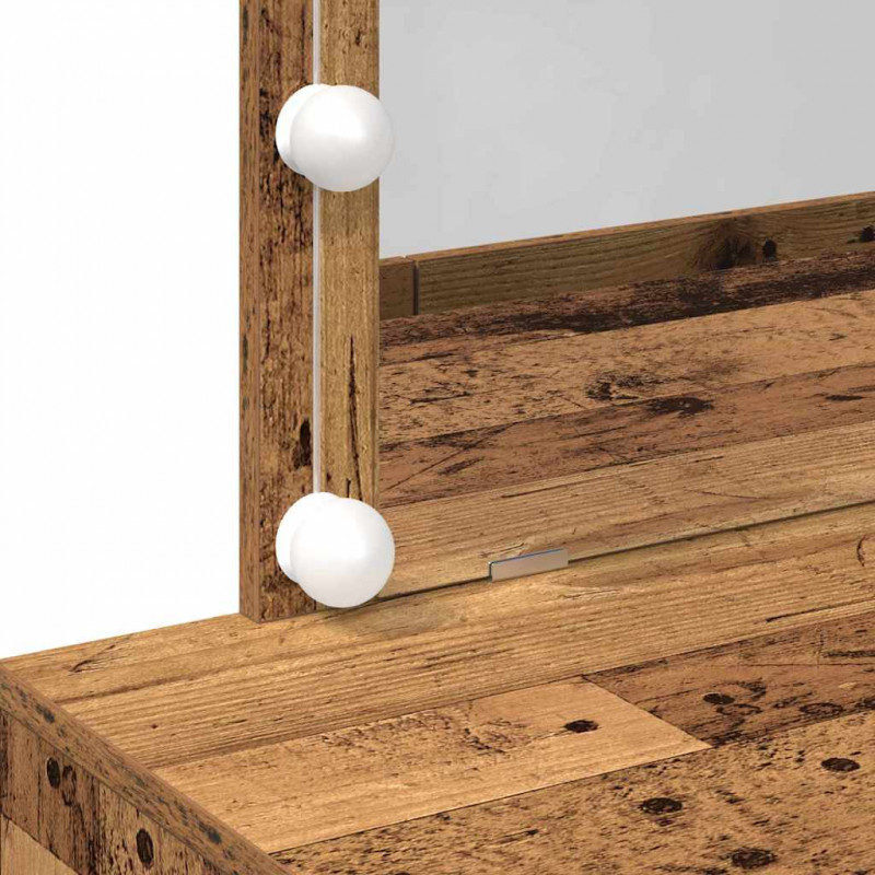 Toaletka Stare drewno 100 x 40 x 120 cm Materiał drewnopochodny