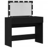 Toaletka Czarny Dąb 100 x 40 x 120 cm Materiał drewnopochodny