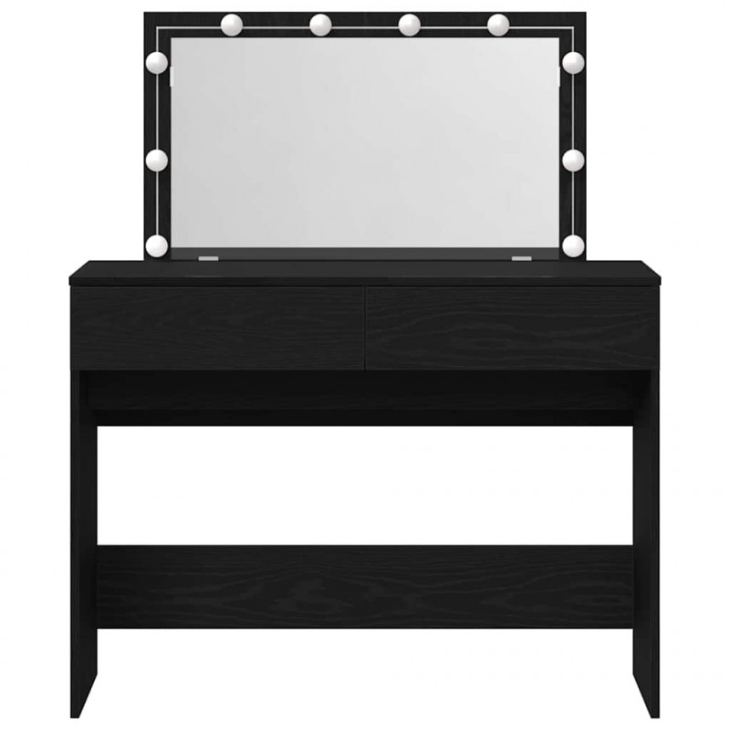 Toaletka Czarny Dąb 100 x 40 x 120 cm Materiał drewnopochodny