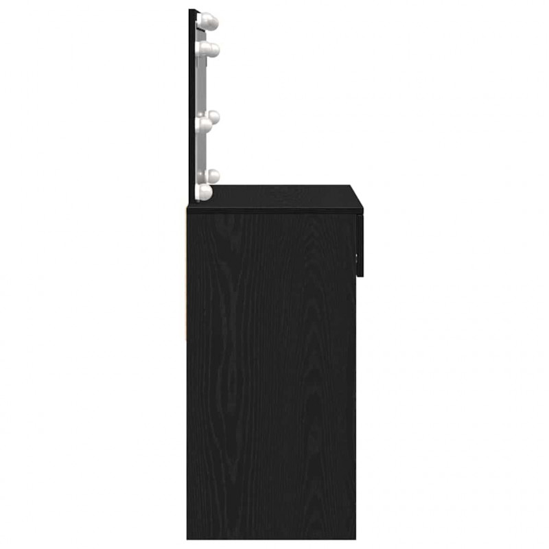 Toaletka Czarny Dąb 100 x 40 x 120 cm Materiał drewnopochodny