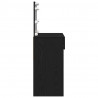 Toaletka Czarny Dąb 100 x 40 x 120 cm Materiał drewnopochodny