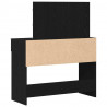 Toaletka Czarny Dąb 100 x 40 x 120 cm Materiał drewnopochodny