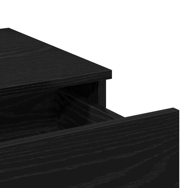 Toaletka Czarny Dąb 100 x 40 x 120 cm Materiał drewnopochodny