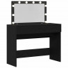 Toaletka Czarny Dąb 100 x 40 x 120 cm Materiał drewnopochodny