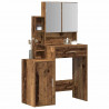 Toaletka Stare drewno 80 x 35 x 132 cm Materiał drewnopochodny