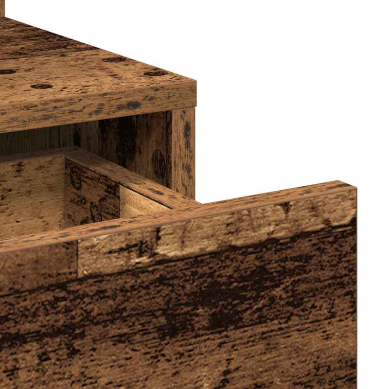 Toaletka Stare drewno 80 x 35 x 132 cm Materiał drewnopochodny