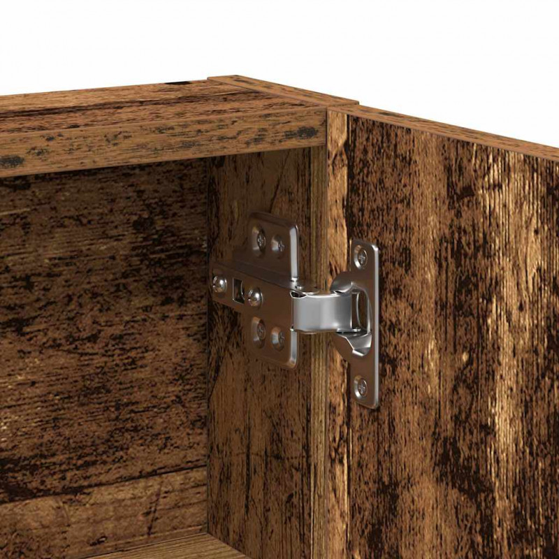 Toaletka Stare drewno 80 x 35 x 132 cm Materiał drewnopochodny